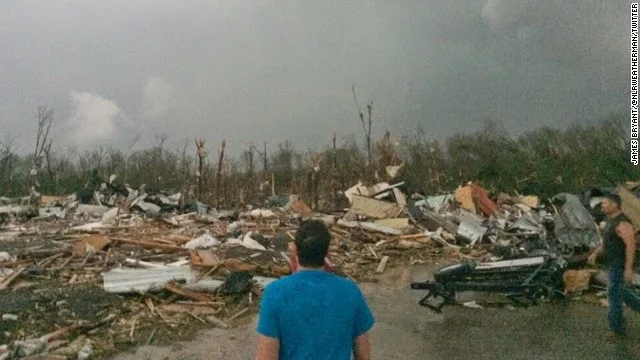 tornado damage mayflower arkansas