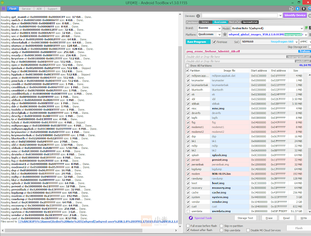 Bypass Auth/Firehose Sakti Redmi Note 5Pro Whyred+File Backupan Ubl ANTI 3&4