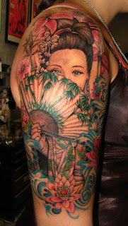 Shoulder Japanese Tattoos Especially Geisha Tattoo Designs With Image Shoulder Japanese Geisha Tattoo For Female Tattoo Picture 2