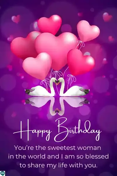 romantic happy birthday quotes for her images
