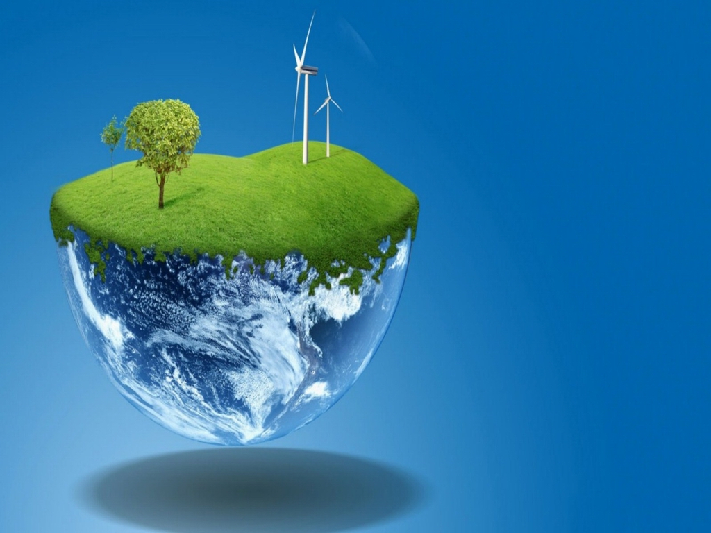 Earth Day PowerPoint background 012
