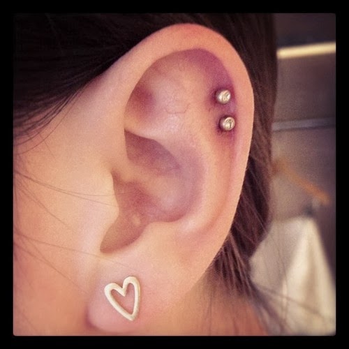HELIX PIERCING PARA CHICAS