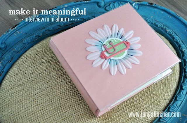 Interview Scrapbooking Mini Album by Jen Gallacher (includes video).