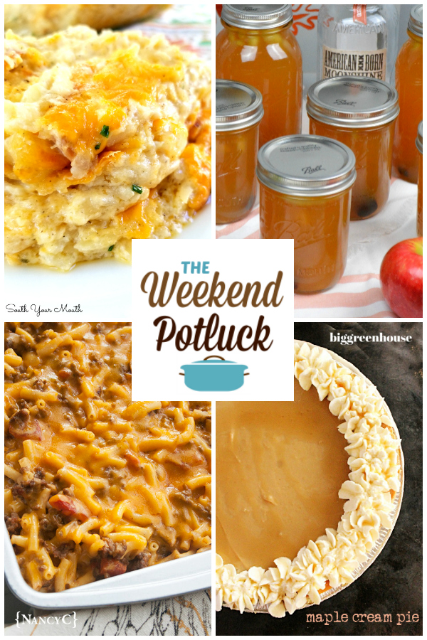 A virtual recipe swap with Secret Ingredient Hashbrown Casserole, Apple Pie Moonshine, Easy Cheeseburger Mac & Cheese, Maple Cream Pie and dozens more!