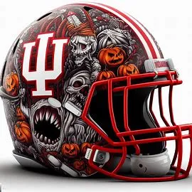Indiana Hoosiers Halloween Concept Helmets
