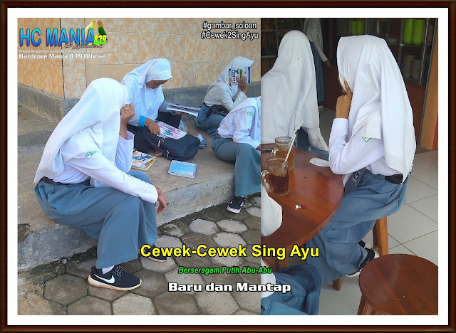 Gambar Siswa-Siswi SMA Negeri 1 Ngrambe Cover Putih Abu-Abu - Buku Album Gambar Soloan Edisi 8