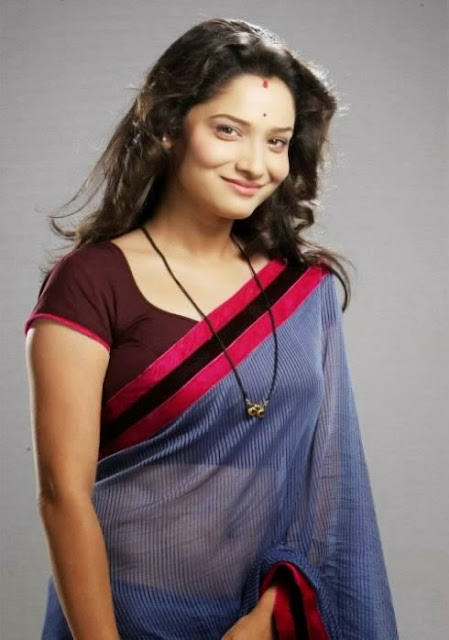 Archana from Pavitra Rishta in Saree