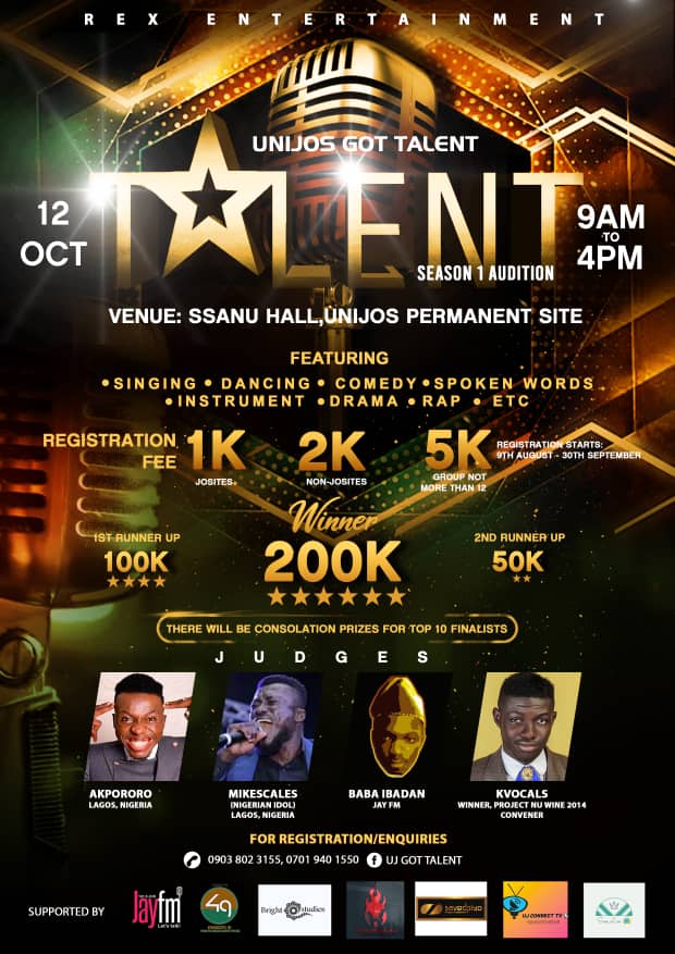 WAW!!! Rex Entertainment presents UJ GOT TALENT; Talent Hunt...