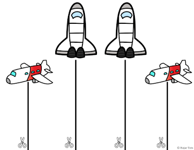 Scissor Skills Cutting Practice Kindergarten Transportation
