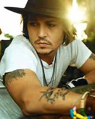 Johnny Depp's Many Tattoos 6