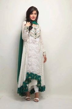 Tail style gown for girls new fashion in Pakistan 2016