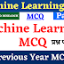 AKTU MCQ Question / MACHINE LEARNING AKTU MCQ Previous Question Paper