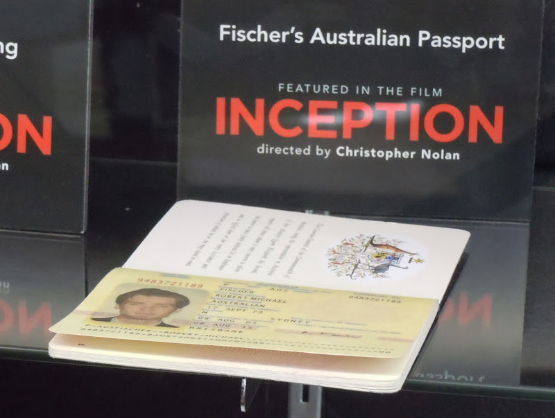 Inception Fischer's Australian passport prop