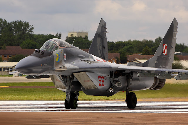 Polish Mig-29 Fulcrum taxi