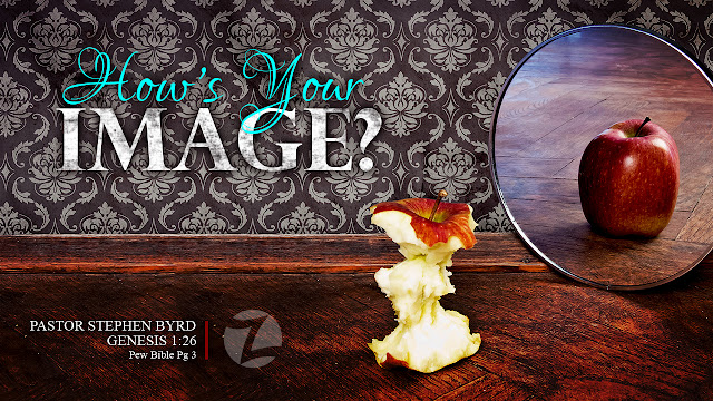 HD sermon slide: How's Your Image? Photo Collage Manipulation