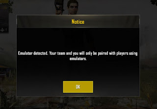 PUBG Mobile Emulator Detected