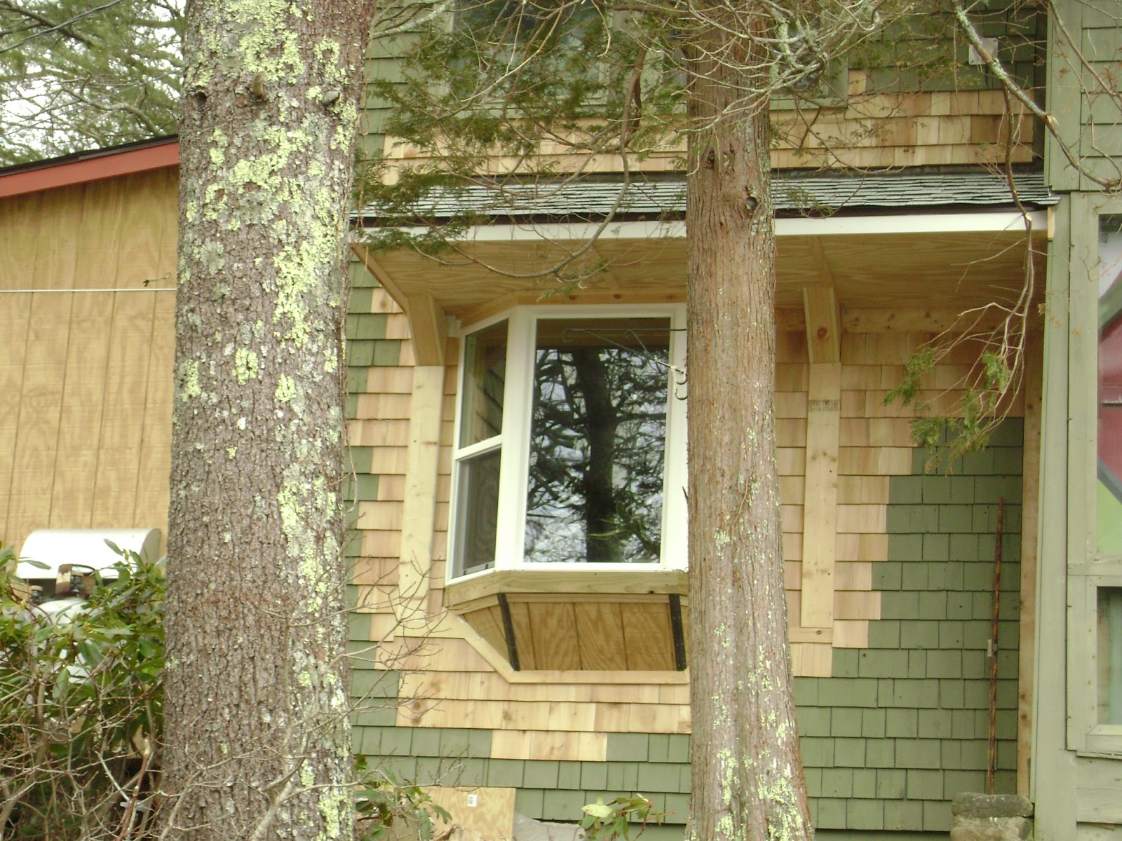 Long Pond Endeavor Company: Bay Window with New Shed Roof 