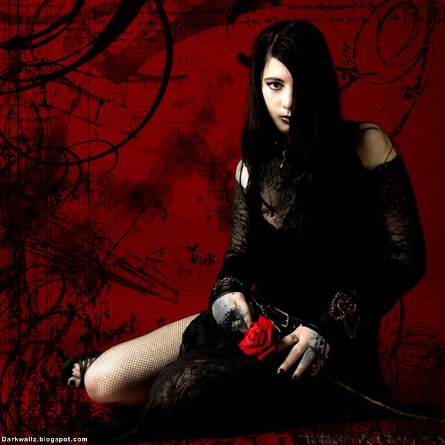 Dark Gothic Girls Desktop Wallpapers