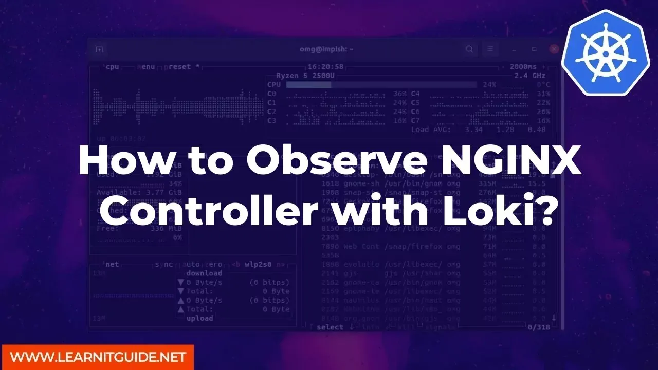 How to Observe NGINX Controller with Loki