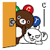 【7564】【日本】【全螢幕貼圖】【60】DORIKUMA & WARUKUMA 全螢幕貼圖