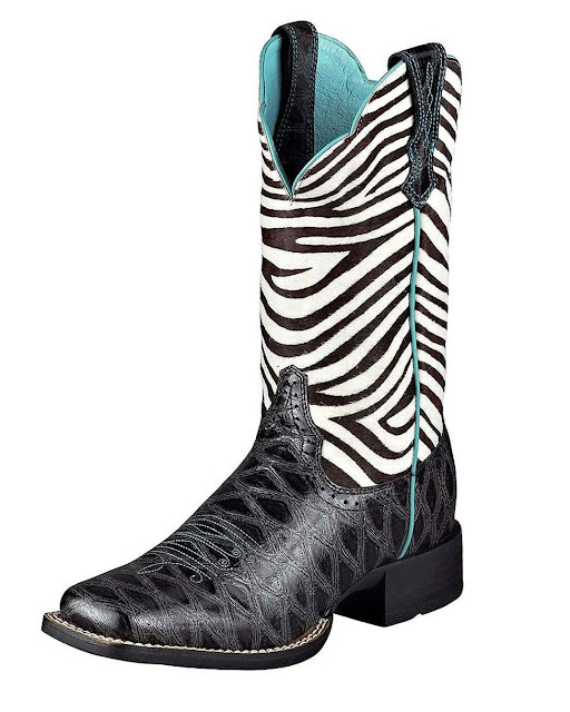 Ariat Boots Zebra1