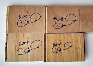 Allan Houston Signed Floorboard