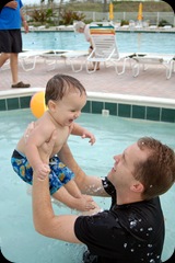 baby pool with dad-11