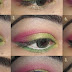 Yellow & Pink Blend Eyeliner Style 2015