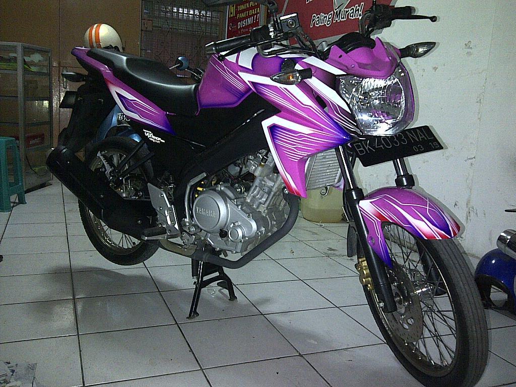 87 Modifikasi Motor Vixion 2014 Warna Ungu Terbaru Spions Motor