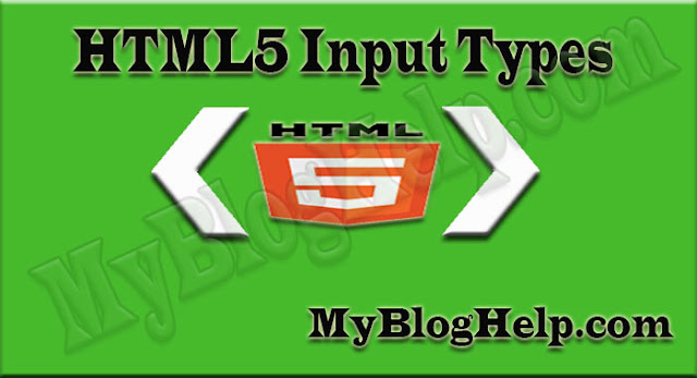 HTML5 input type