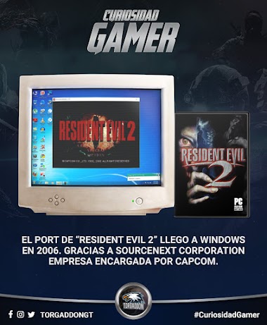 El port de “Resident Evil 2” llego a Windows en 2006. gracias a Sourcenext Corporation empresa encargada por Capcom.