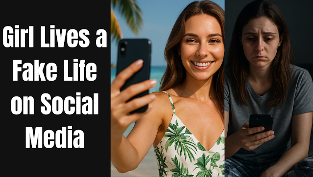 Girl Lives a Fake Life on Social Media – A Short Story on Truth Behind Filters