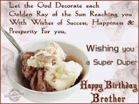 Birthday Wishes Of Brother