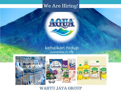 Info Lowongan WAHYU JAYA GROUP Perusahaan yang bergerak di bidang distribusi AMDK dan Fast Moving & Consumer Goods (FMCG) dengan anak perusahaan Wahyu Jaya, Wahyu Prima Jaya, Wahyu Prima Raya, Wahyu Jaya Energi, Mitra Mulia membuka kesempatan bagi Anda untuk bergabung bersama tim kami, sebagai: