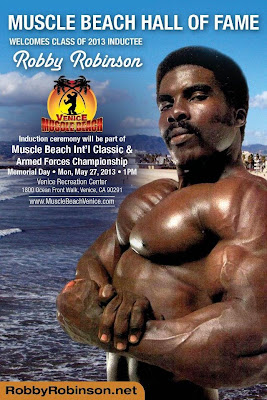 THE BLACK PRINCE ROBBY ROBINSON MUSCLE BEACH HALL OF FAME INDUCTEE  2013 BUILT- Instructional Double DVD - Robby's philosophy on bodybuilding,  training and healthy lifestyle, and his old-school workout approach  ▶ www.robbyrobinson.net/dvd_built.php