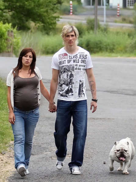 Fernando Torres with Wife