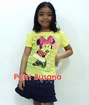 putri busana atasan minnie mouse