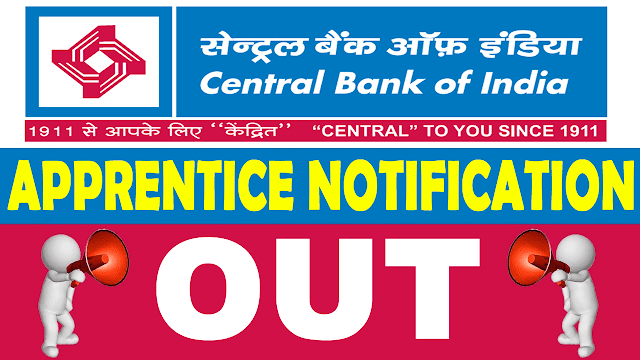 Central Bank of India Apprentice Recruitment 2024 | Check Notification,Age Limit, How to apply