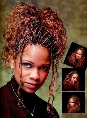 Curly Individual Braids Hairstyles 4