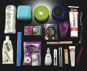 carry on travel toiletries