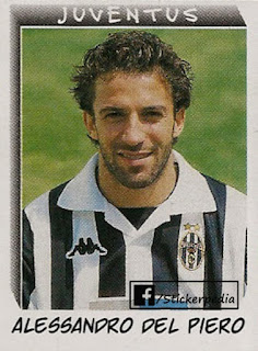 Del Piero calciatori panini figurine stickers juventus padova italy