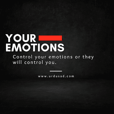 Control your emotions