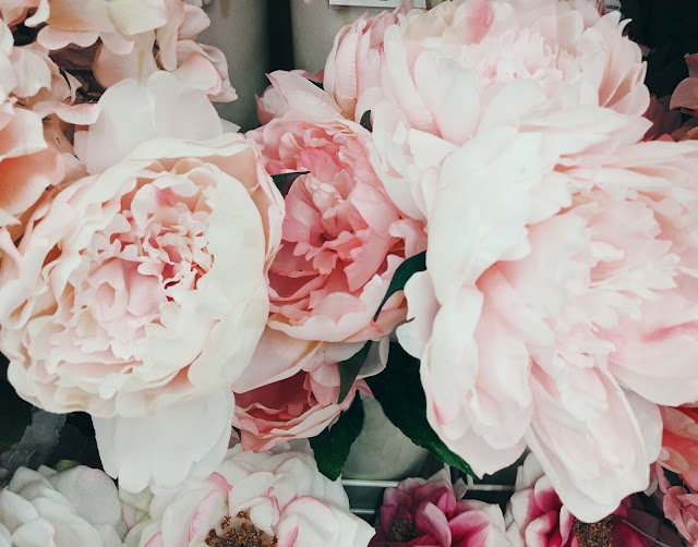fake peonies from michaels