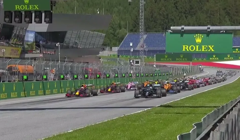 Partenza gran premio