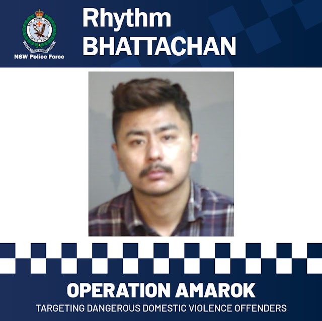 NSW Police Wanted List Rhythm Bhattachan