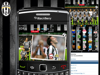 Theme Juventus for BlackBerry