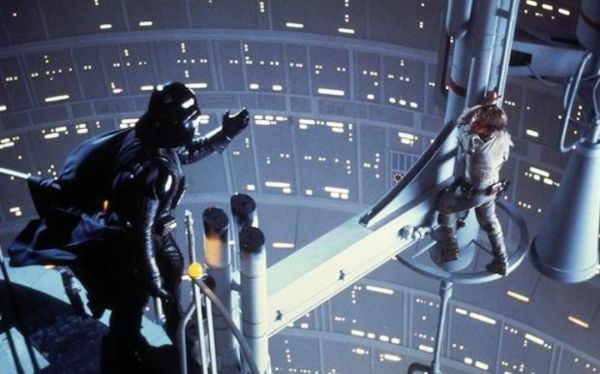 Darth Vader and Luke Skywalker in The Empire Strikes Back