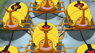 ワンピースアニメ トンタッタ海賊団イエローカブ ONE PIECE Yellow Great Rhinoceros Beetles
