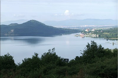 Vistas de Ullibarri desde el depósito de aguas