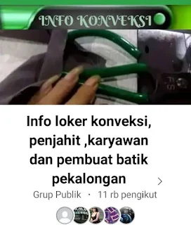 Info konfeksi